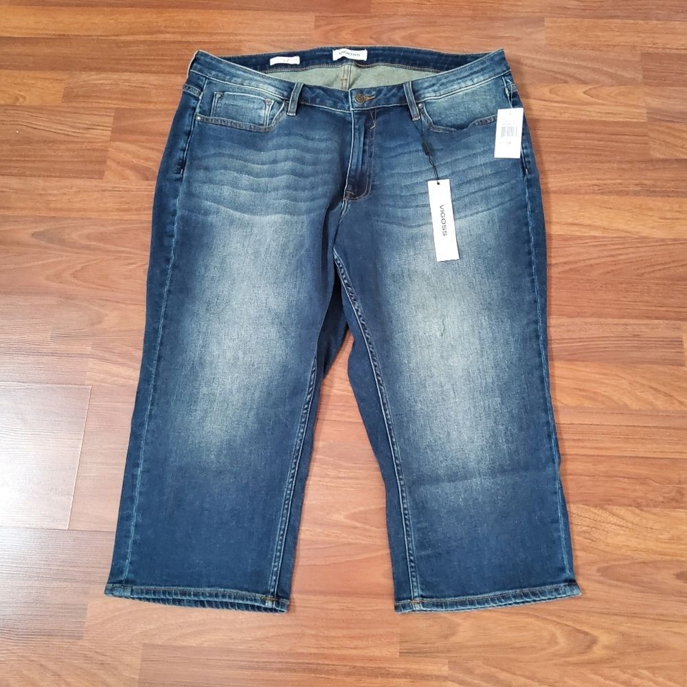 Vigoss ACE Capri Denim Jeans Size 20W NWOT
